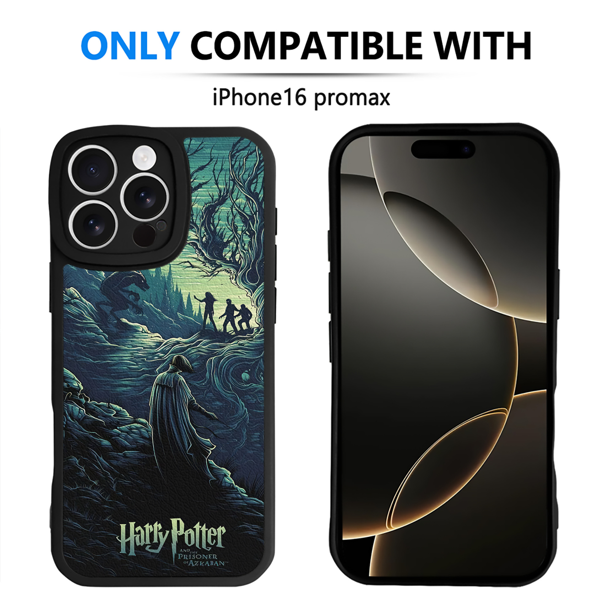 （画像用） Harry Potter ハリー・ポッターシリーズ 【iPhone 16シリーズ対応】シリコンスマホケース（レザー調） 材質：シリコン